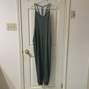 🌷3 for$25🌷Temu, US S, Sage Green Keyhole Back Jumpsuit With Pockets, NWOT